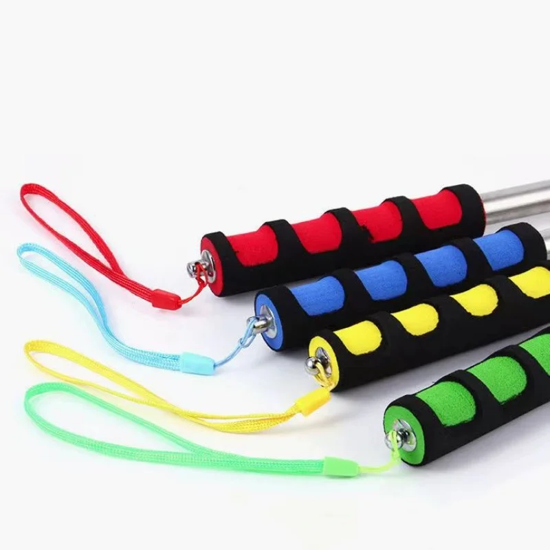 Sturdy Flag Pole Telescopic Flagpole Non-slip Handle Portable Handheld for Teaching Pointer Stick
