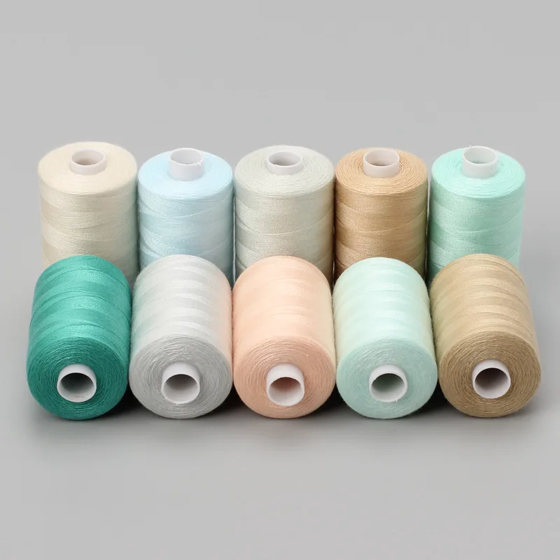 10Pcs Sewing Threads Kits 200 Yards per Spool Polyester Threads Sewing Tool  DIY Craft Hand Machine Sewing Embroidery Accessories