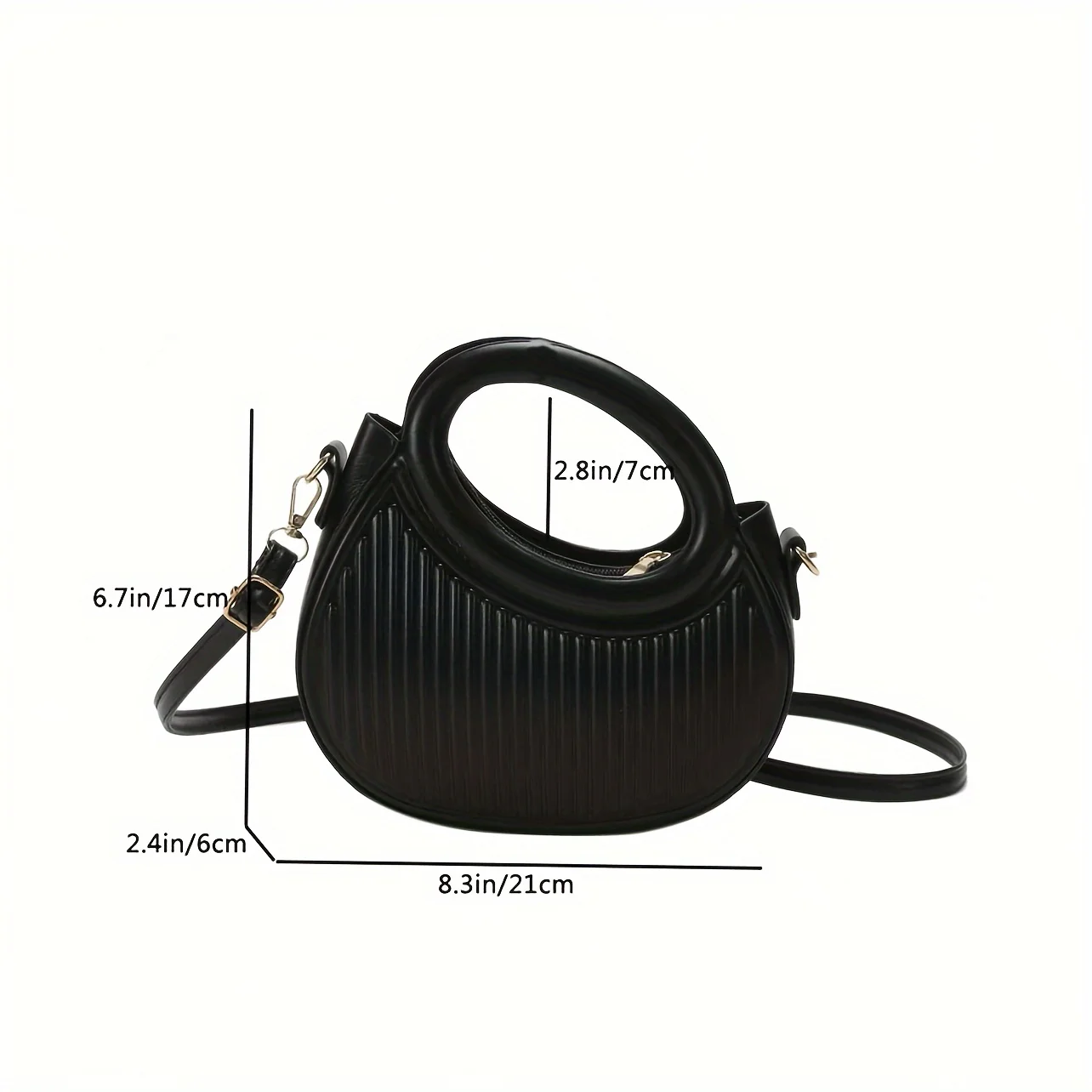 Chic Stripe Design Crossbody Bags for Women Elegant Synthetic Leather Handbag, Purse, Luxury Look Shoulder Bag for Everyday Use