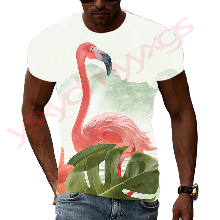 

Summer Tropical Flavor Pattern Quick-Dry Men's T-shirt Hip Hop 3D Print Personality Neck Short Sleeve Fashion Clothes