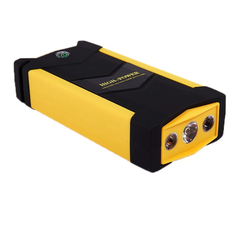 

Автомобильный аварийный стартер, многофункциональный мощный стартер высокой мощности 600 А 20000 мАч, 4usb-порта, стартовая мощность зажигания