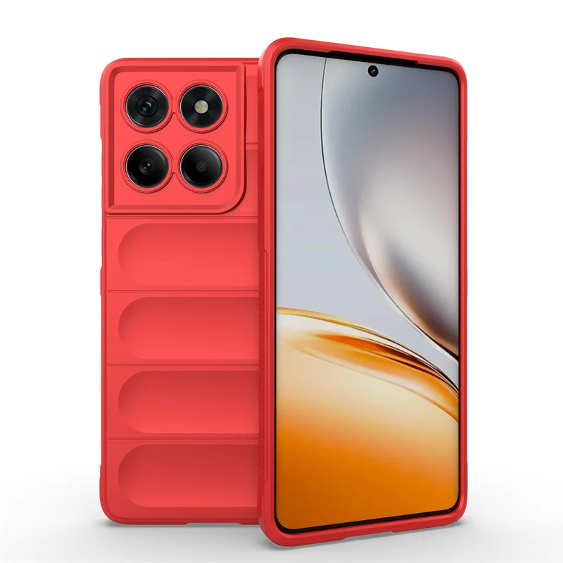 Enhanced Silicone Shockproof Soft Back Cover with Anti-Fall Protection