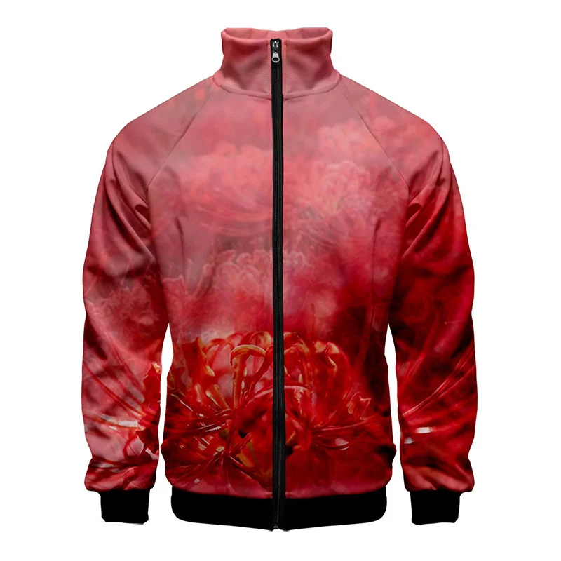 thumbnail image 1 of Chaqueta con estampado de flores antiguas en 3D para hombre, chaqueta de invierno para mujer, chaquetas con gráficos de flores de Harajuku, moda para niños, tops vintage geniales, 1 of 5