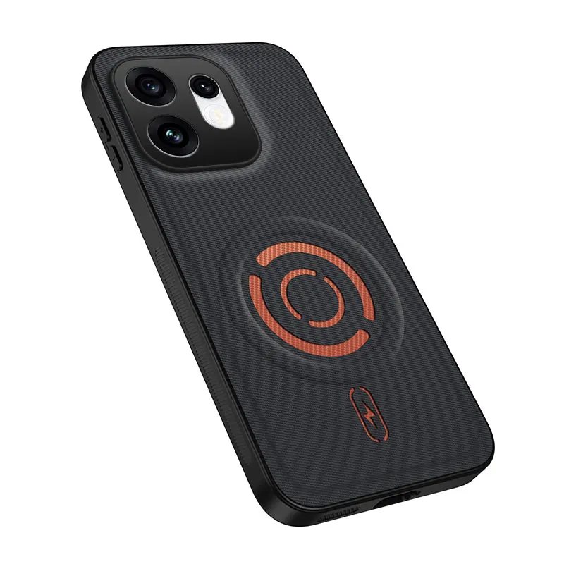 High-End Fabric Magnetic Wireless Charging Phone Case