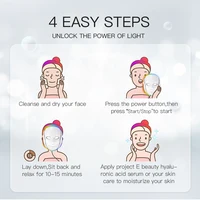 7 IN 1 LED Facial Beauty Mask with Neck 7-Color Lights Skin Rejuvenation Beauty Instrument Anti Acne Remove Wrinkles LED Mask 2
