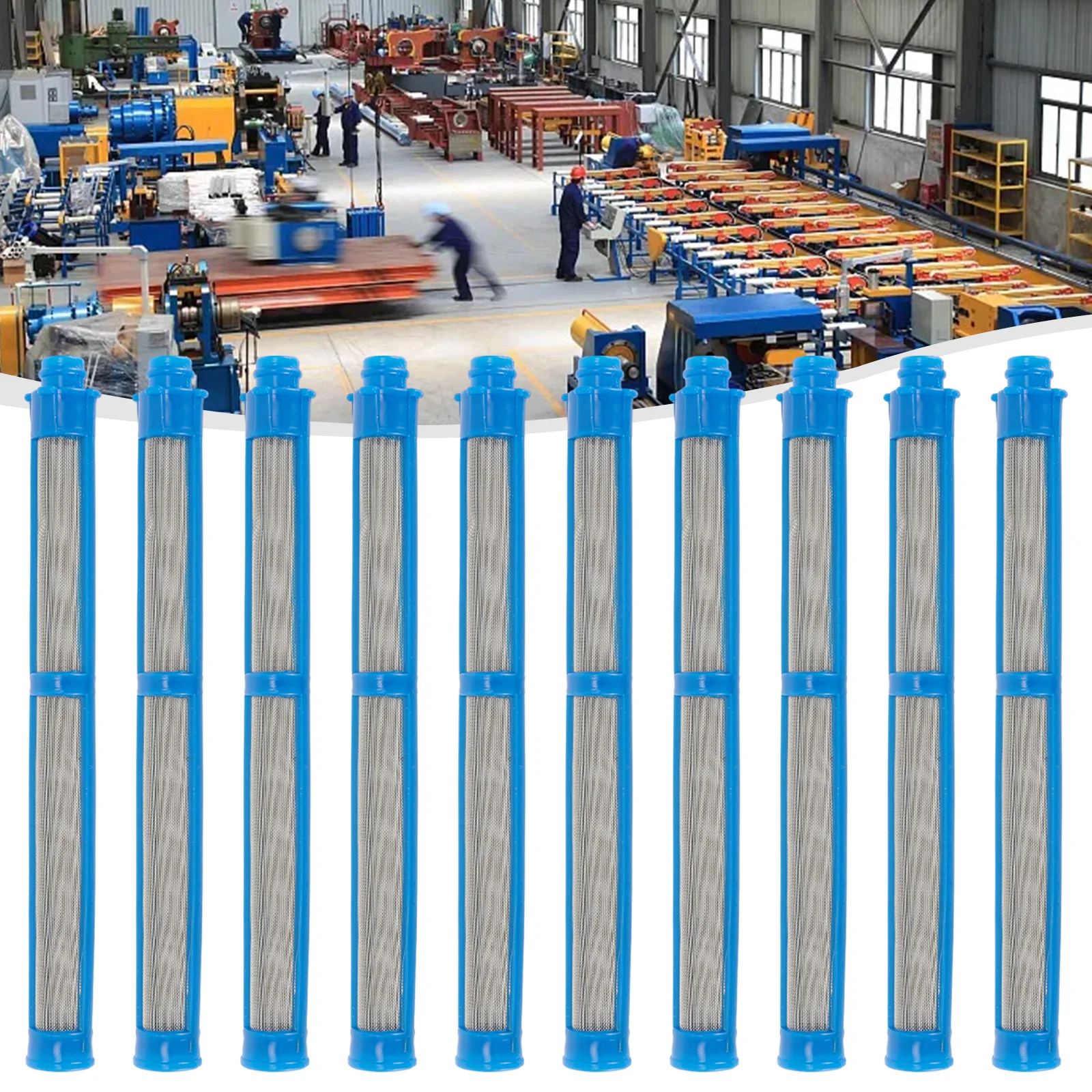 

10pcs 100mesh 287033 Latex Machine Filter Airless Electric Paint Sprayer Spray Pump Filter For 390 395 490 495 Airless Sprayers