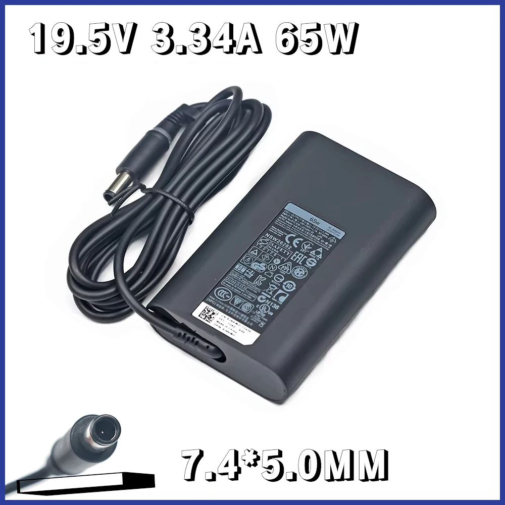 Alimentatore Dell 65W Originale – Cavo Caricabatterie Per Latitude E5470, E5480, E5400 – Usato