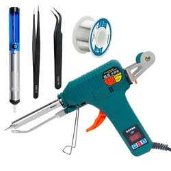 Automatic Electric Soldering Gun with Internal Heating and Tin Feeding System - 220V EU Plug (WRSX)