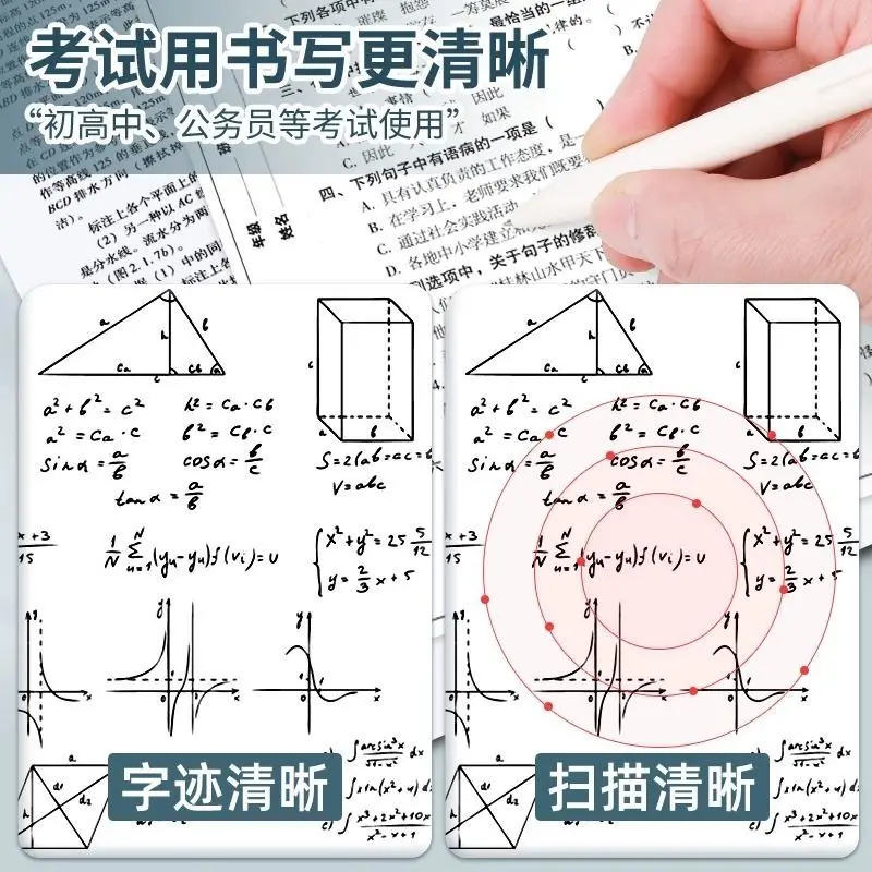 M&G 0.5mm Gel Pen Refill Quick-Drying Ink Black Red Compatible with Push-Button Gel Pens 10 per Bag