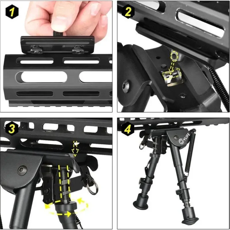 Tactical keymod Mount Handguard Adapter Low Profile Rifle Accessory Harris Picatinny Bipod Adapter Mount Sling Stud hunting