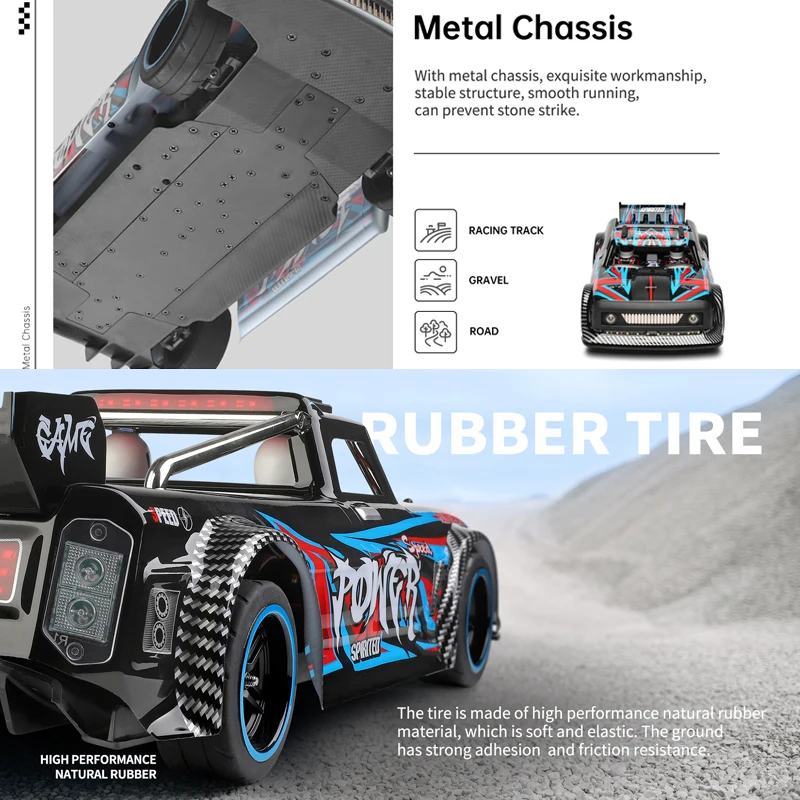 WLです。 WLtoys 104072 RTR 1/10 2.4G 4WD 60km/h Brushless RC Car