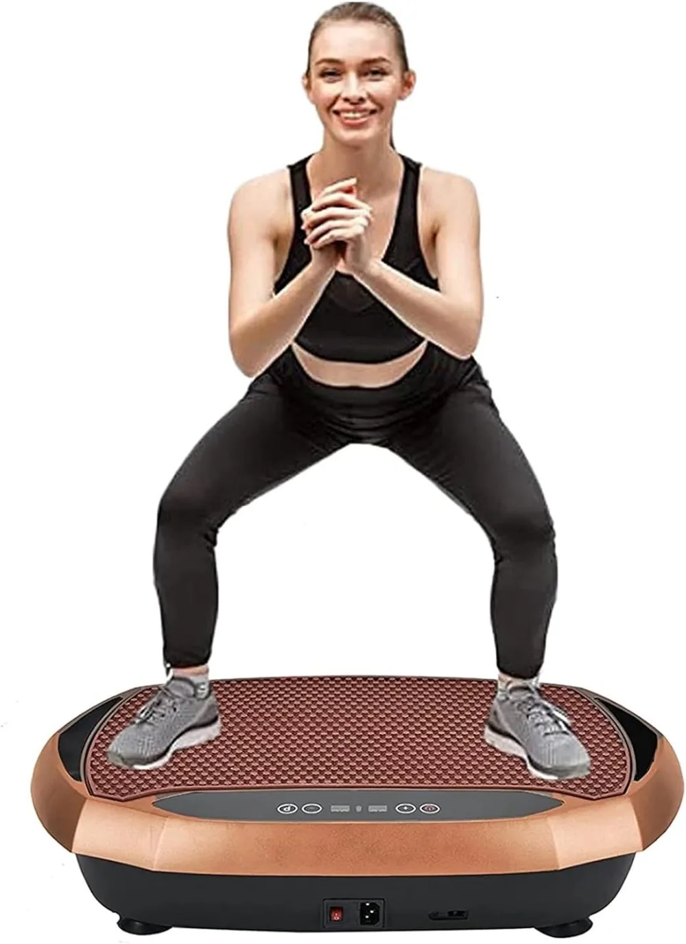 

Bolt Vibration Plate Exercise Machine - Lymphatic Drainage Machine for Weight Loss Home Fitness - Whole Body Vibration Platform