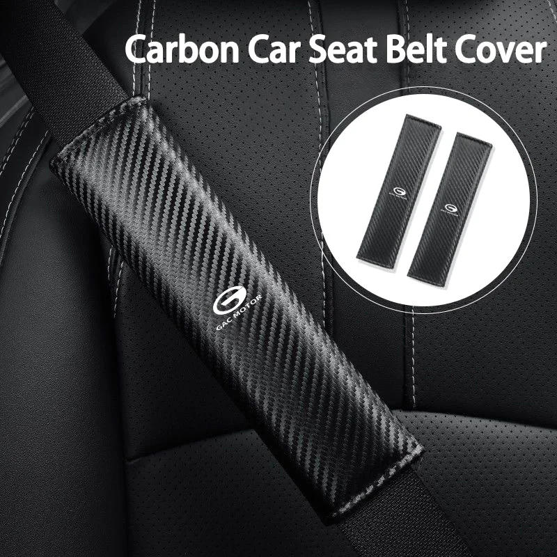 Per Gac Motor Carbon Car Seat Belt Cover Accessori Per La Protezione Della Spalla Gs3 Gs4 Gs5 Gs8 Ga4 Ga6 Ga8 Ge3 2016-2020 Aion S
