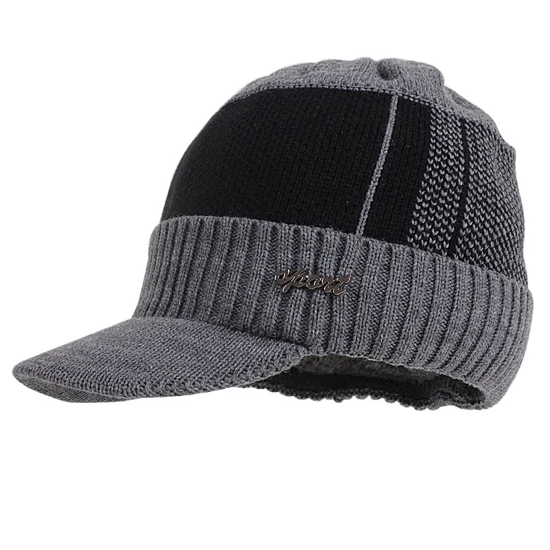 Hats For Skullies Beanie Winter Cap Men Women Wool Scarf Caps Set Balaclava Mask Gorras Bonnet Knitted Hat_voghion.com