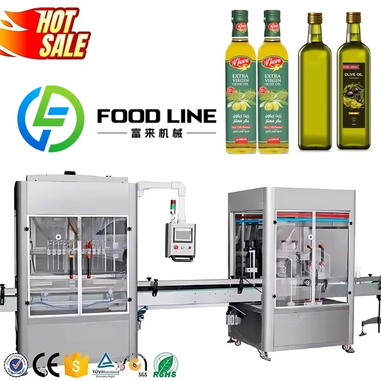 Automatic 500ML 1L Cooking Oil Bottle Filling Packing Machine Olive Oil Filling Machine Sunflower Oil Filling Packing Machine