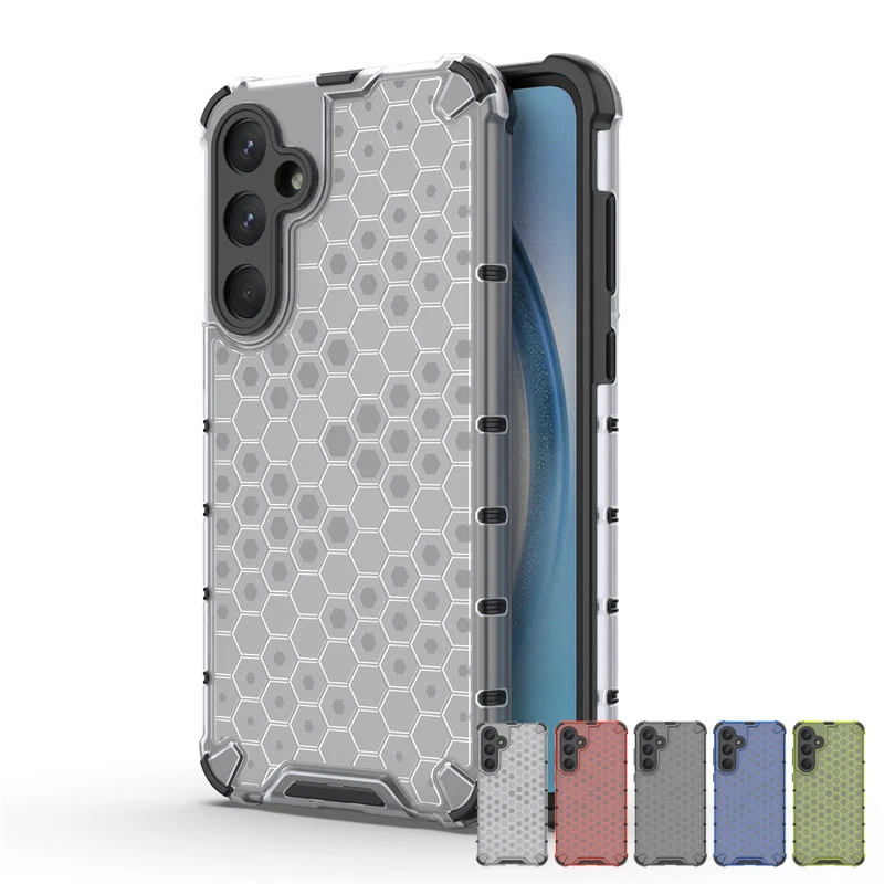 Honeycomb Shockproof TPU Armor PC Phone Case Cover