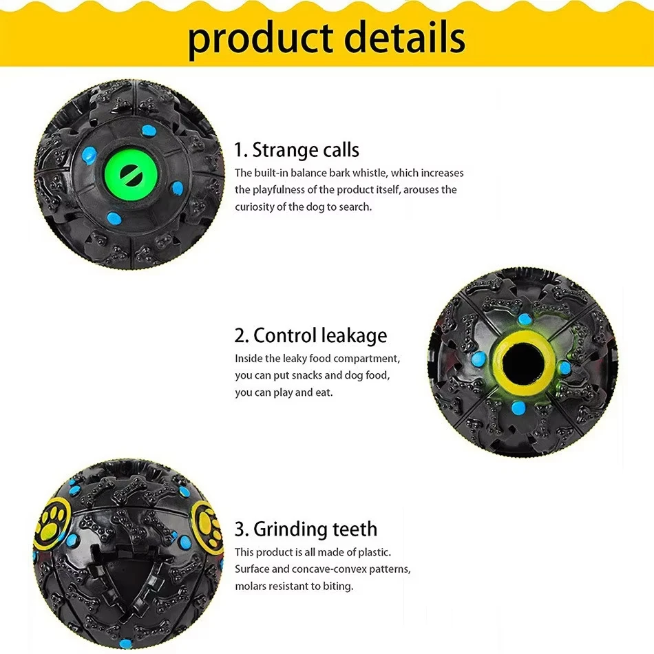 Interactive Squeaky Sound Ball and Chew Toy