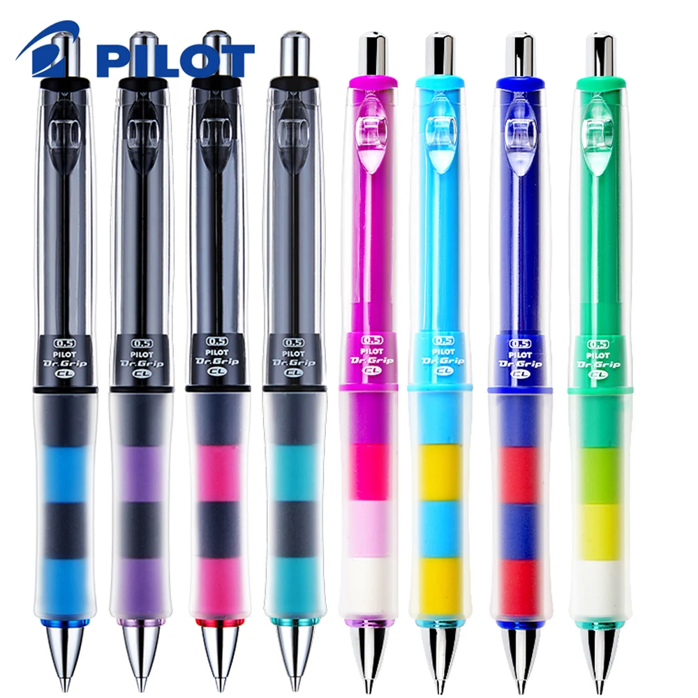 PILOT Mechanical Pencil HDGCL-50R Shake Out Lead Anti-fatigue Color Rubber Ring Cute Super Cute 0.5mm Automatic Pencil 5pcs 8mm shaft lock collar t8 lead screw lock ring stainless steel isolation for 3d printer copper 3d printers parts