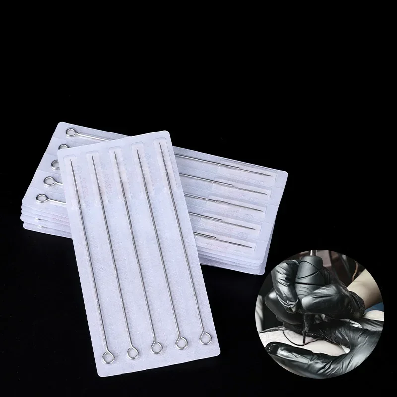 40pcs/set Tattoo Needles Tips Mixed Tattoo Needle Plastic Tips For Gun Needle Ink Cup Grip Kits RL/M1/RM/FT tattoo microblading needles disposable tattoo tips