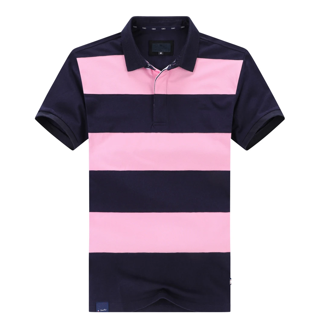 New Summer Striped Men's Polos Short Sleeve Del France Homme Polo Shirt Fashion Casual Strecthing Big Size 3XL EP EP LOGO 8 S41002dda22b943b9b03cc1a6d71a2387G