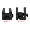 Hunting Shooting Tripod Stick Head Clamp 65mm Wide Bipod Clamp Stand Display Cradle Holder Gun Rifle Clamp Shooting Rest Saddle 4
