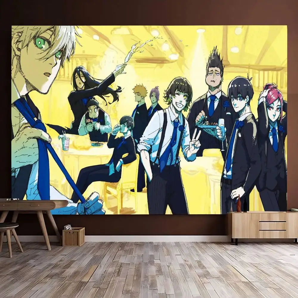 Japanese Hot Anime BLUE LOCK Backdrop for Photography and Party Decoration