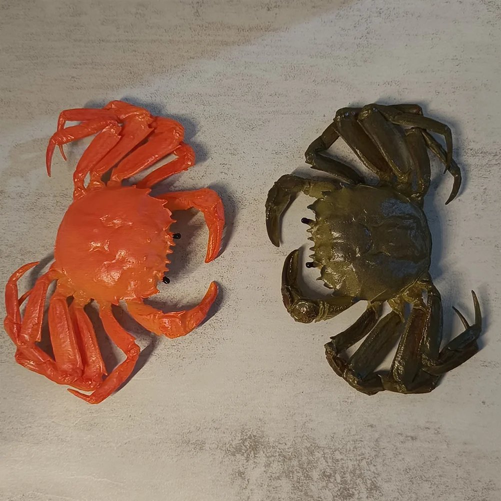 Creative Artificial Crab Decoration Toy Childrens Toys Simulated Animal Model Learning Ocean Animals