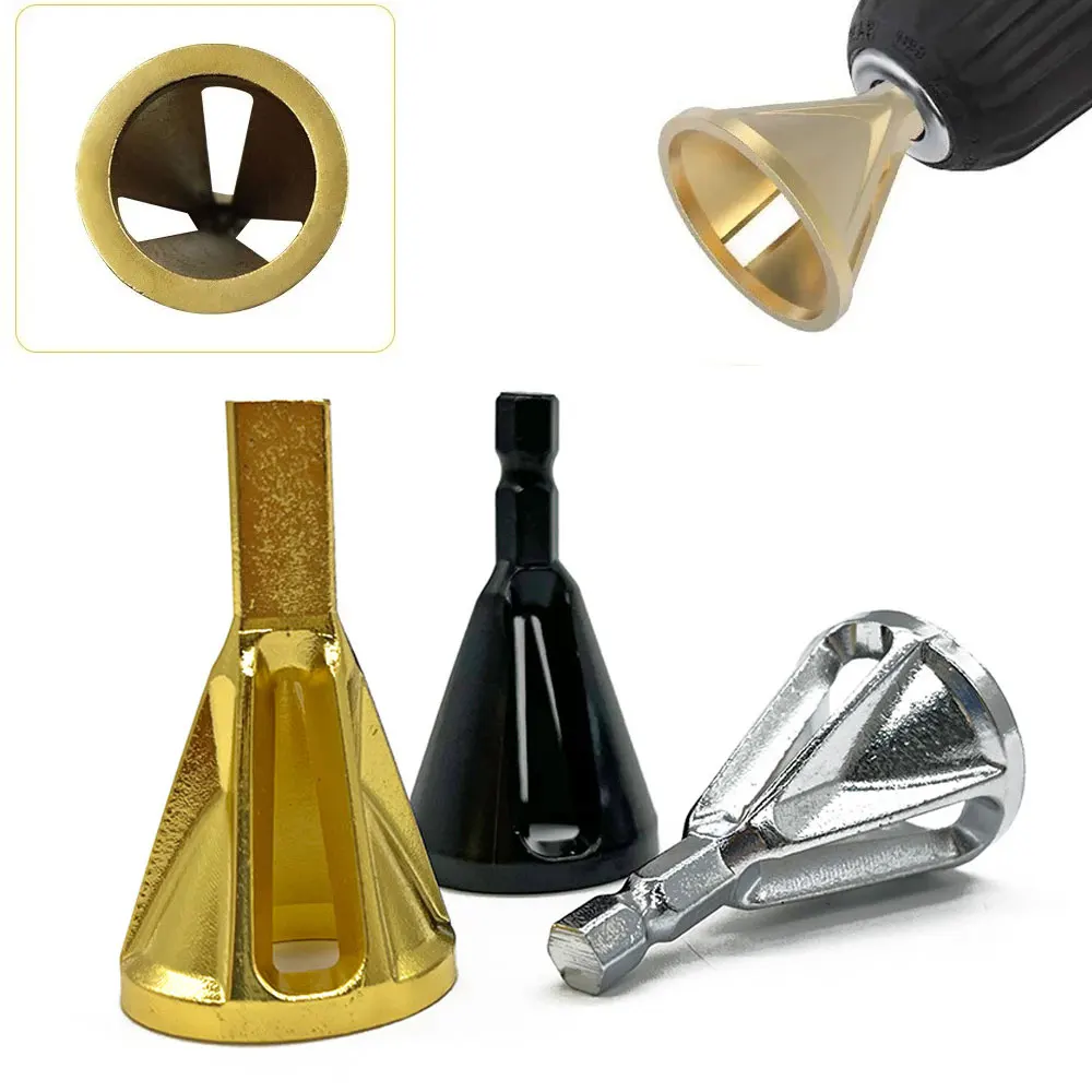 Deburring Tools Hex/Triangular Handle External Chamfer Stainless Steel Remove Burr Metal Drilling
