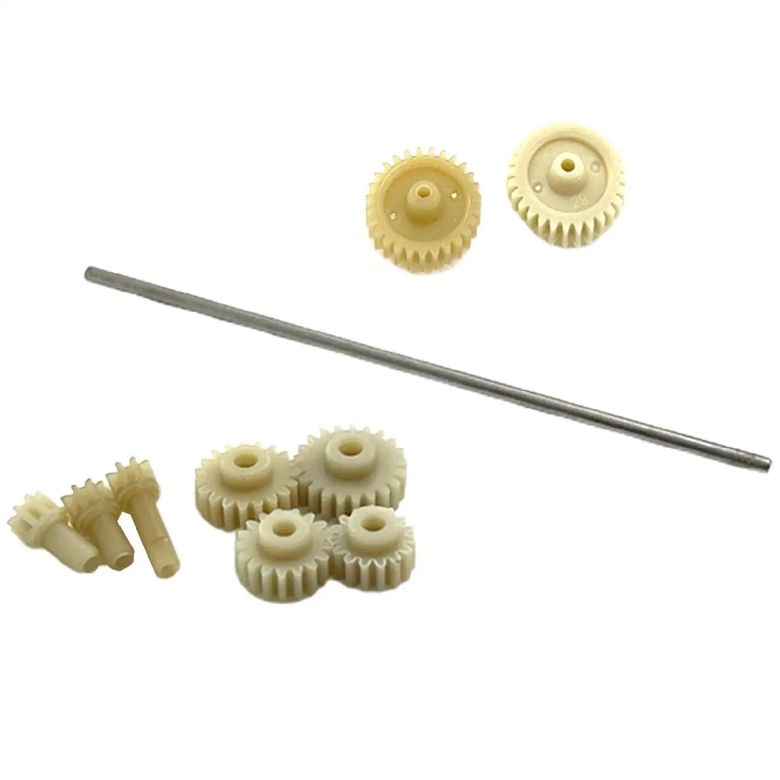 

RC Car Gears and Shaft Set High Precision Strong Metal Center Drive Shaft for Wltoys 1:28 284131 284161 284010 RC Crawler Car