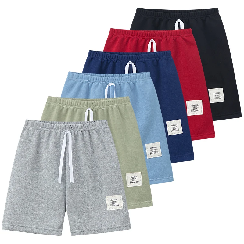 Kids Drawstring Cotton Shorts 4