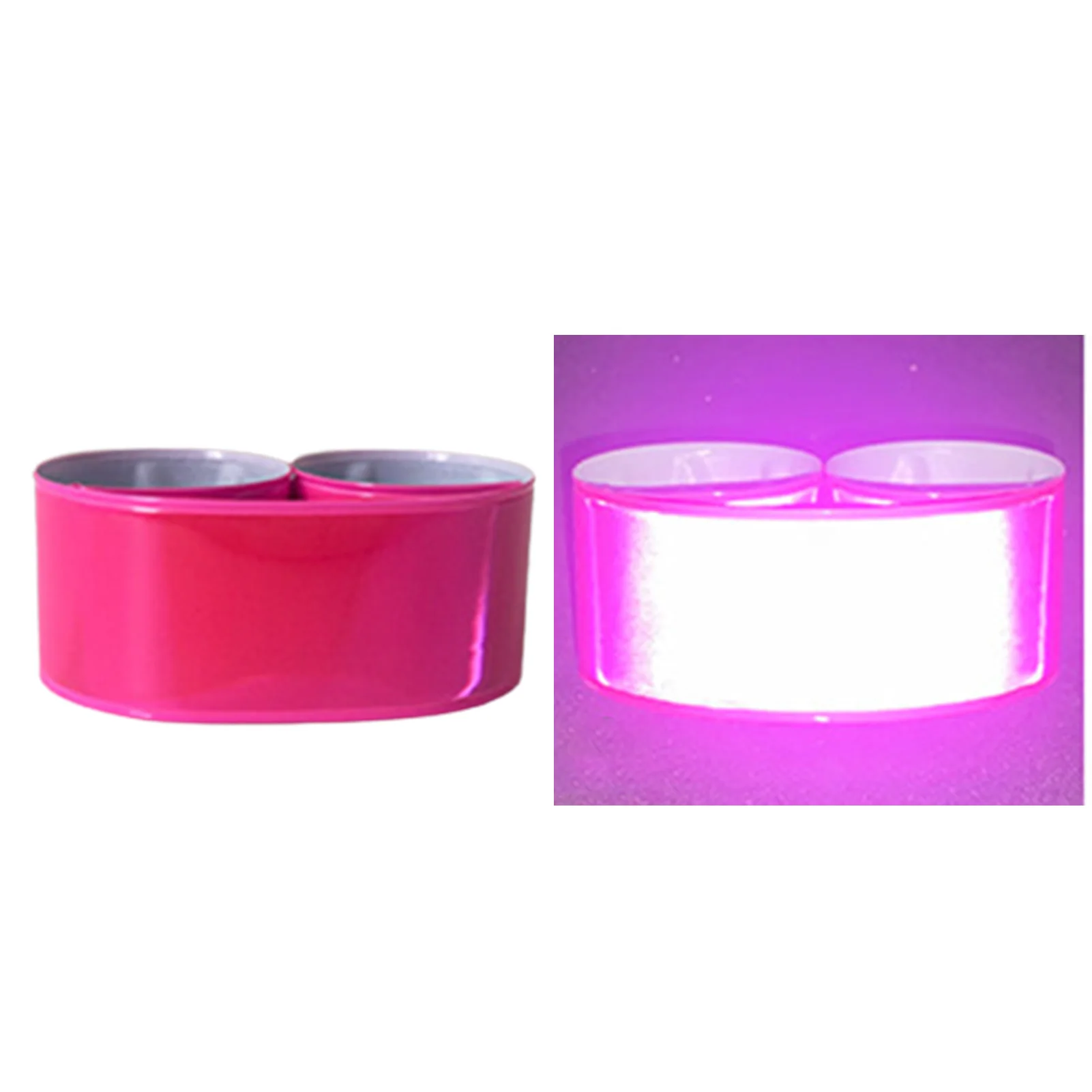 Fluorescent Reflective Safety Slap Bands