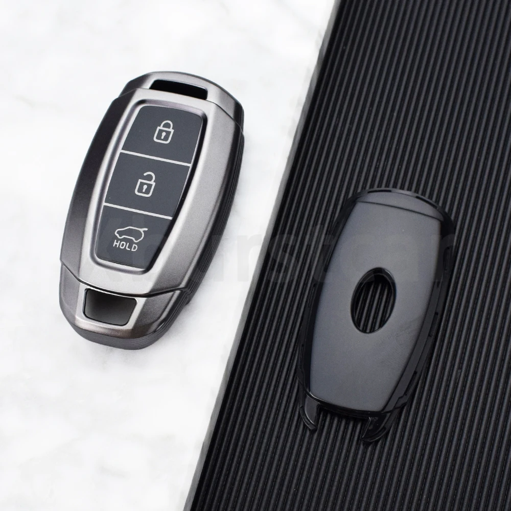 Premium TPU Car Key Case Cover Shell with Button Protection