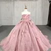 Quinceanera Dresses Ball Gown Flower Vestidos De 15 Años Pink beading Sequined DY9989 Lace Evening Party Dress 2022 Bar Mitzv 3