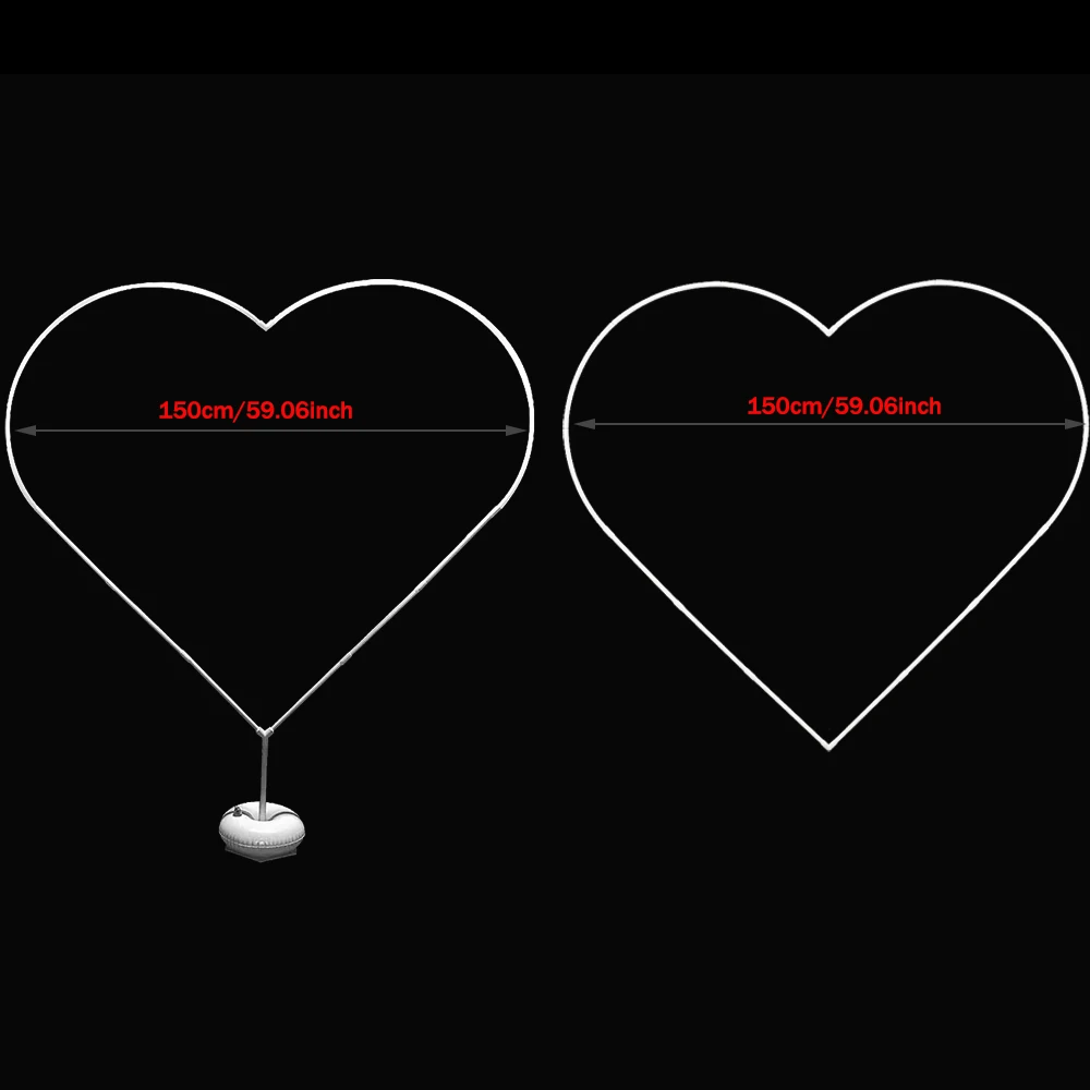 Heart Balloon Arch Kit Holder Balloon Circle Wreath Stand Support Wedding Birthday Party Decoration Home DIY Baby Shower