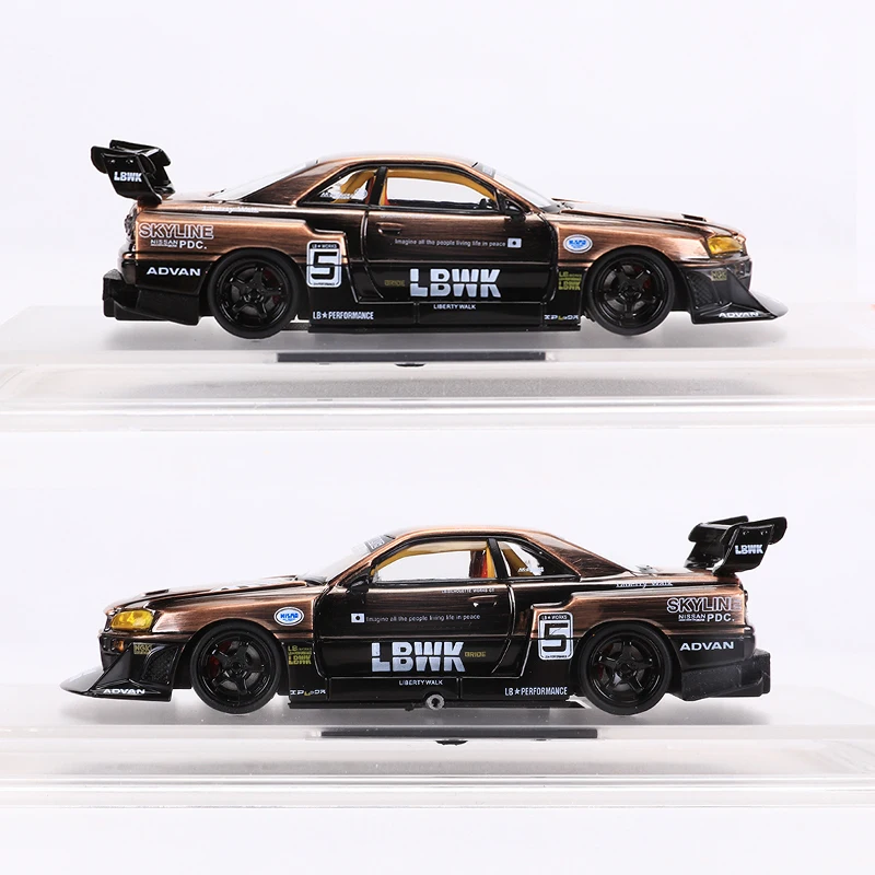 CM MODEL 1/64 NISSAN　SKYLINE ER34 LBWK CM Model 1:64 Nissan Skyline GT-R R34 ER34 LBWK NO. 5