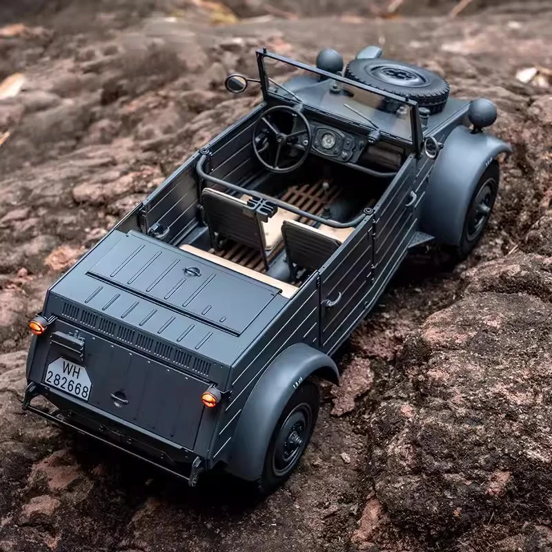 1:12 Fms Type 82 Kubelwagen Car Rtr Rc Remote Control Car Four Wheel Drive Variable Speed Climbing Outdoors Toy Model Gift Boy 4
