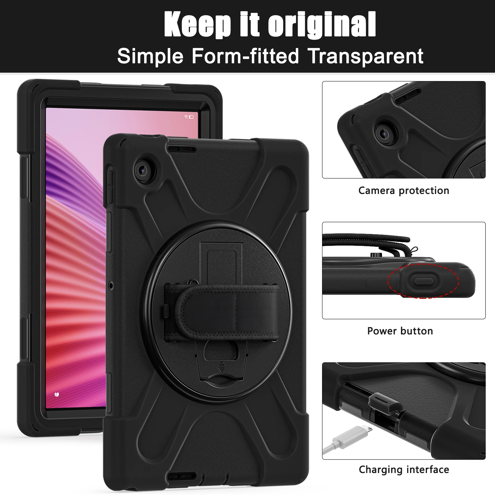 Durable Kids Shockproof Tablet Case - Heavy Duty Protective Cover