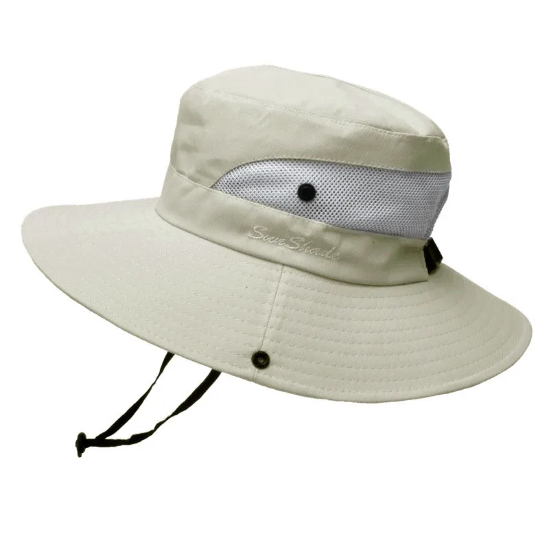 Parent-child Sun Fisherman Hat Outdoor Unisex UPF 50+ Bucket Hat Men Women Large Wide Brim Hiking Children Panama