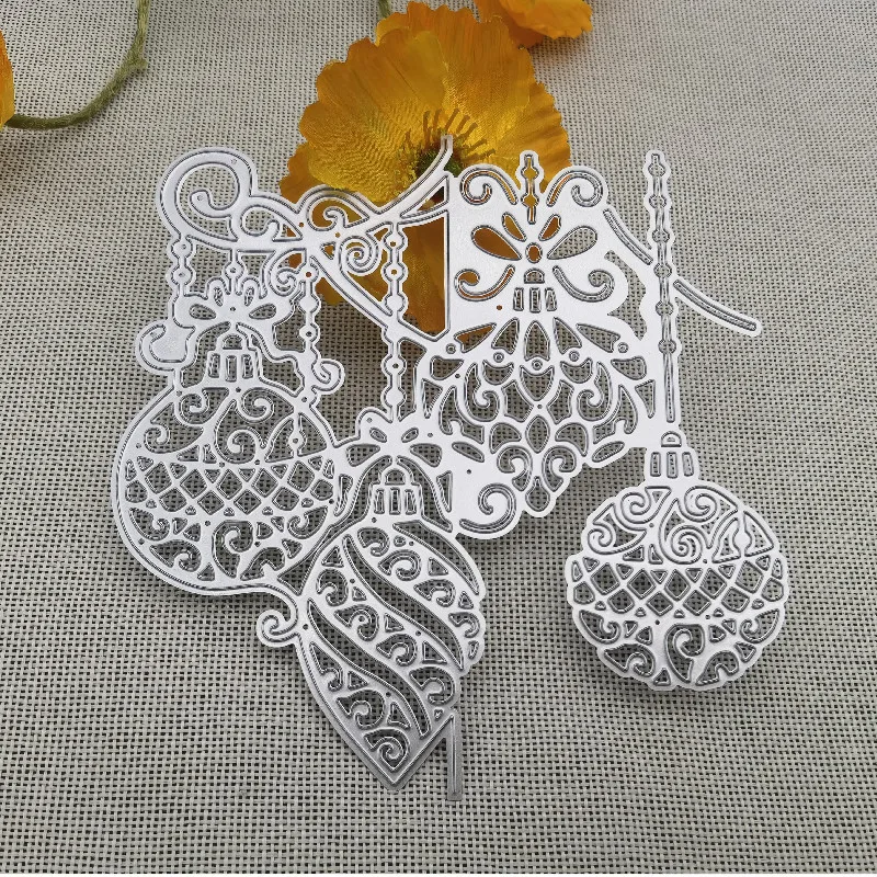 Mini Lace Cover Christmas Bell Wall Clock Decoration Metal Cutting Dies For  Scrapbooking Die Cut Embossing Frame Card Craft - AliExpress