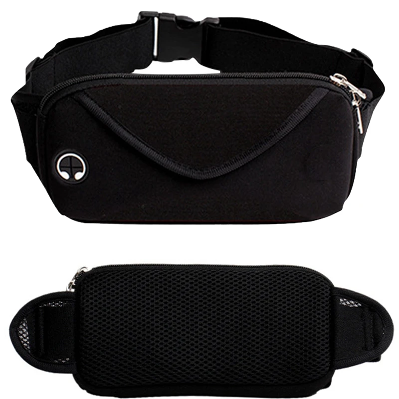 Riñonera Unisex Ajustable - 33x14x7cm, 3 Compartimentos, Resistente Al Agua, Para Deporte/Viajes