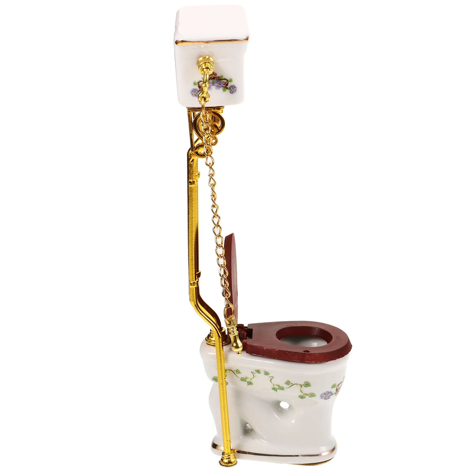 

Мини-туалет, миниатюрный домик, игрушка, Реалистичная мебель, аксессуары для ванной комнаты, миниатюрная детская игрушка