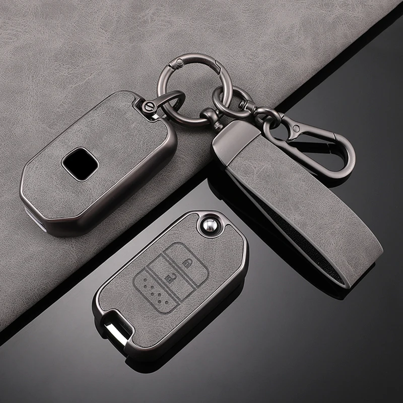 TPU Leather Car Key Case key case key case cover Full Cover Shell For Honda Accord Civic CR-V HR-V HRV Crider Jade Odyssey