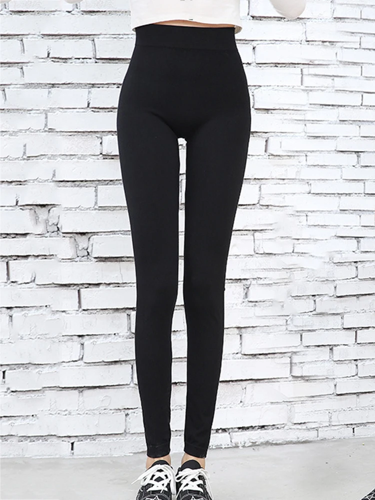 Fitness Leggins Sports Gym Solid Black Sexy Leggings Women Sexy Ladies High Waist Jeggings Stretchy Long Yoga Pants