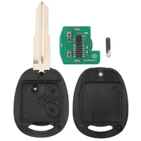 Jingyuqin 433Nhz FSK ID48 ชิปรีโมทกุญแจรถ RK940EUT สําหรับ Chevrolet Aveo Daewoo Spark Matiz 2 ปุ่มปุ่มควบคุม Fob 5