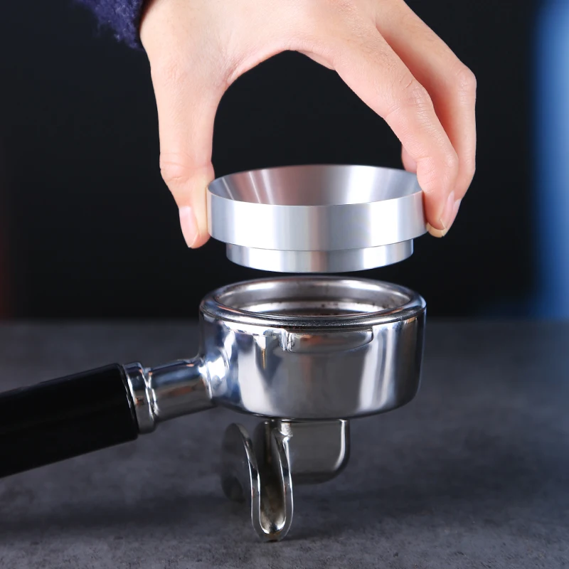 Espresso Tools 51/53/58mm Aluminum Alloy Portafilter Dosing Funnel Magnetic Dosing Ring
