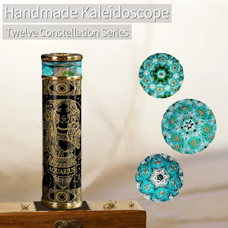 MORLENS Kaleidoscope men and women Christmas girlfriends birthday gifts high grade creative 12 constellations decompression