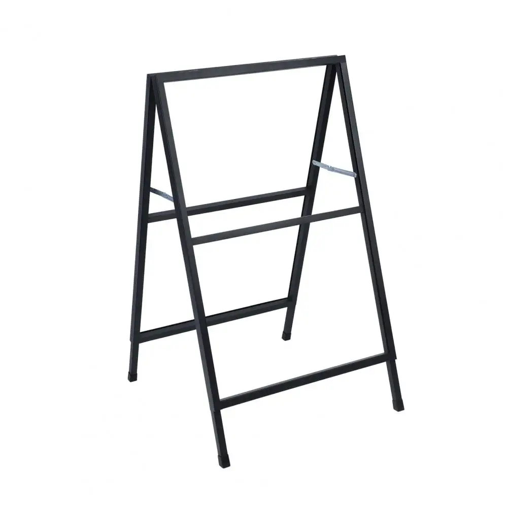 A Frame Sign Holder, 24 x 36 Inches Folding Sign Holder, Outdoor Sandwich Boards Holder, Double-sided Sidewalk Sign Stand 4