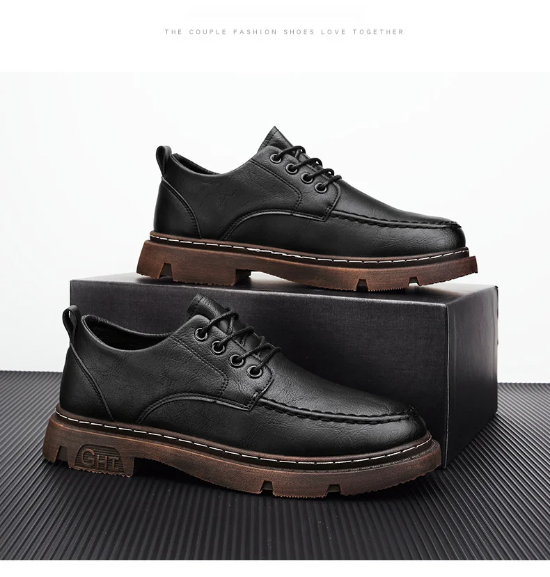 2024 nuovi uomini in pelle, stile vintage, abiti da lavoro lucidati, business formale, casual, giovani, scarpe da tavola per uomo_voghion.com