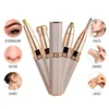 4 In1 Electric Full Body Epilator Facial Shaver for Women Painless Eyebrow Nose Leg Armpit Hair Epilator Bikini Trimmer Portable 6