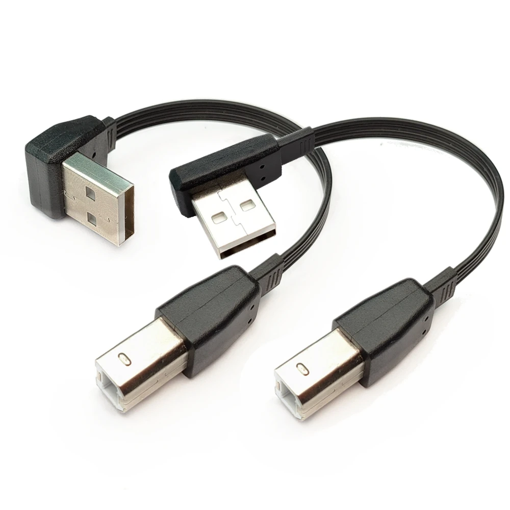 

Soft USB 2.0 upper, lower, left and right elbows, 90 degree right angle square mouth data cable, AM to BM desktop printer cable